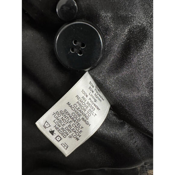 Dennis Basso Jacket Small Animal Print Long Raincoat Womens - Picture 6 of 6